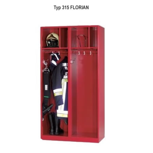 Garderobenschrank für Feuerwehren 315 Florian